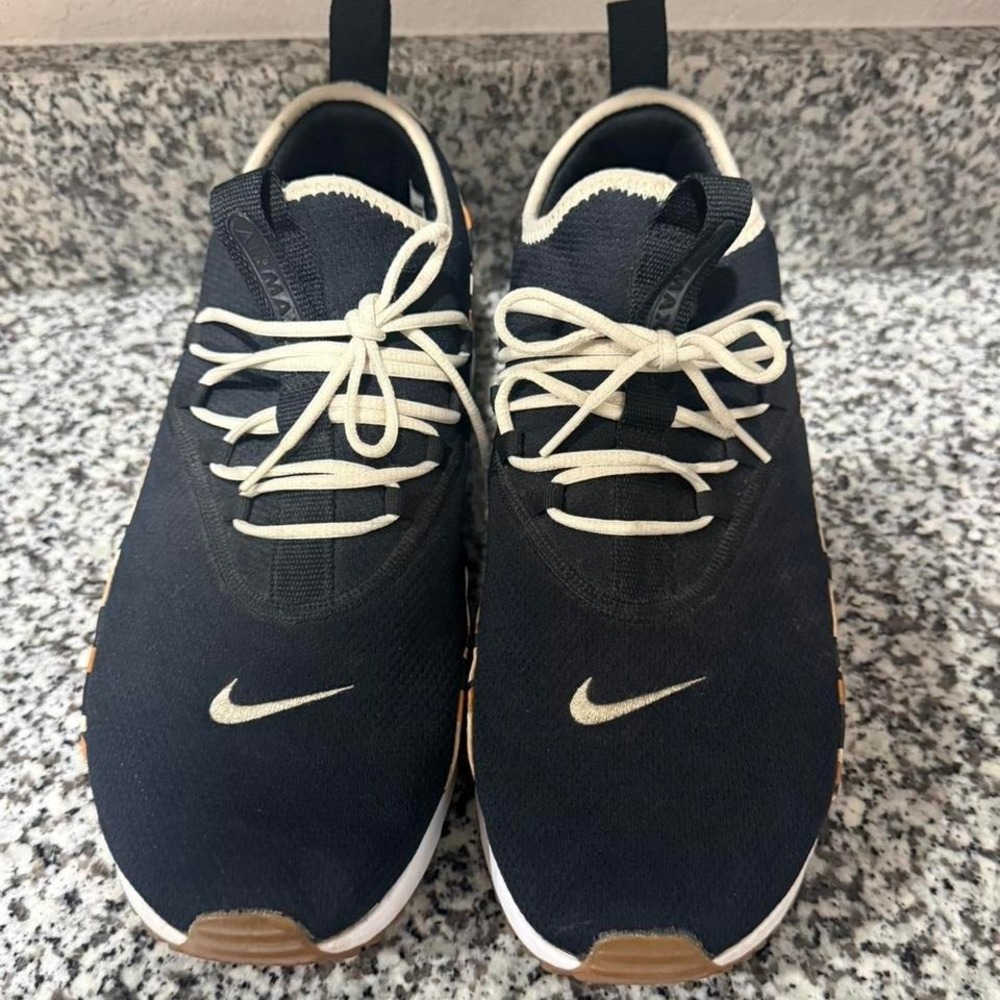 Nike Air Max 90 EZ Camo Black Beige Brown AO1745-005 Men's Size 12.5 Slip On - Picture 3 of 5